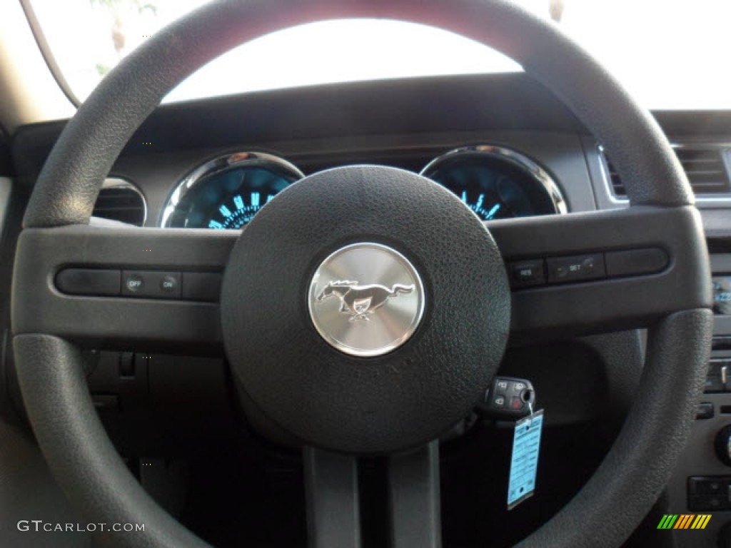 2011 Ford Mustang GT Coupe Stone Steering Wheel Photo #57901995