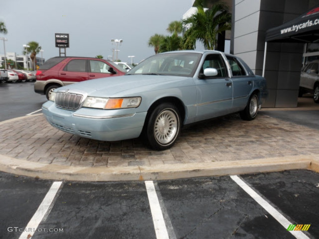 2002 Grand Marquis LS - Light Ice Blue Metallic / Dark Charcoal photo #6