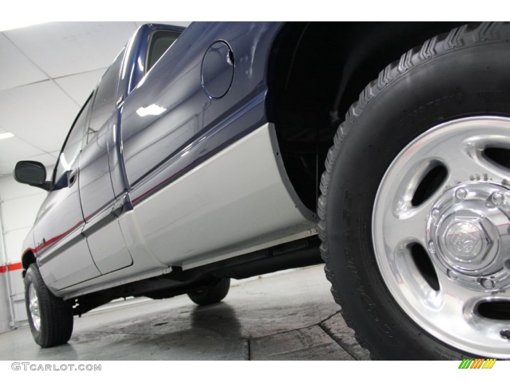 2000 Ram 2500 SLT Extended Cab - Patriot Blue Pearlcoat / Mist Gray photo #36