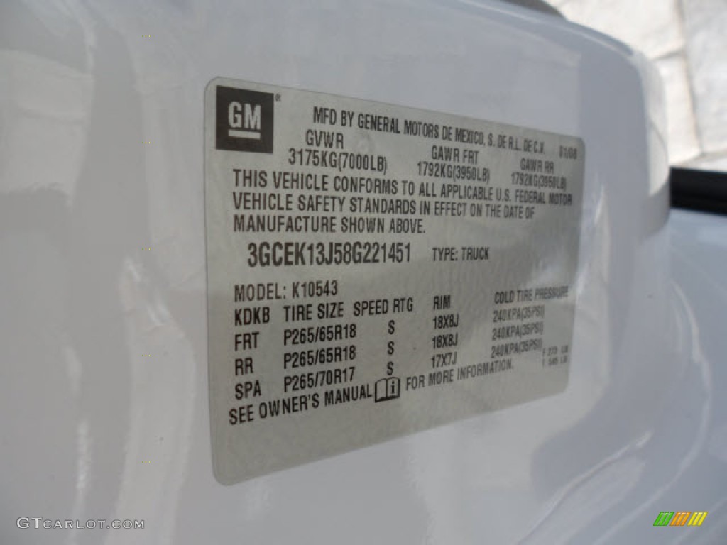 2008 Silverado 1500 Z71 Crew Cab 4x4 - Summit White / Light Titanium/Ebony Accents photo #33