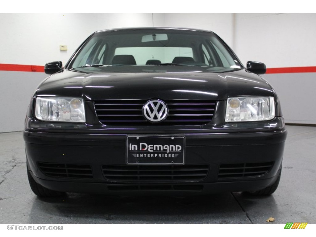 2000 Jetta GLS TDI Sedan - Black / Black photo #9