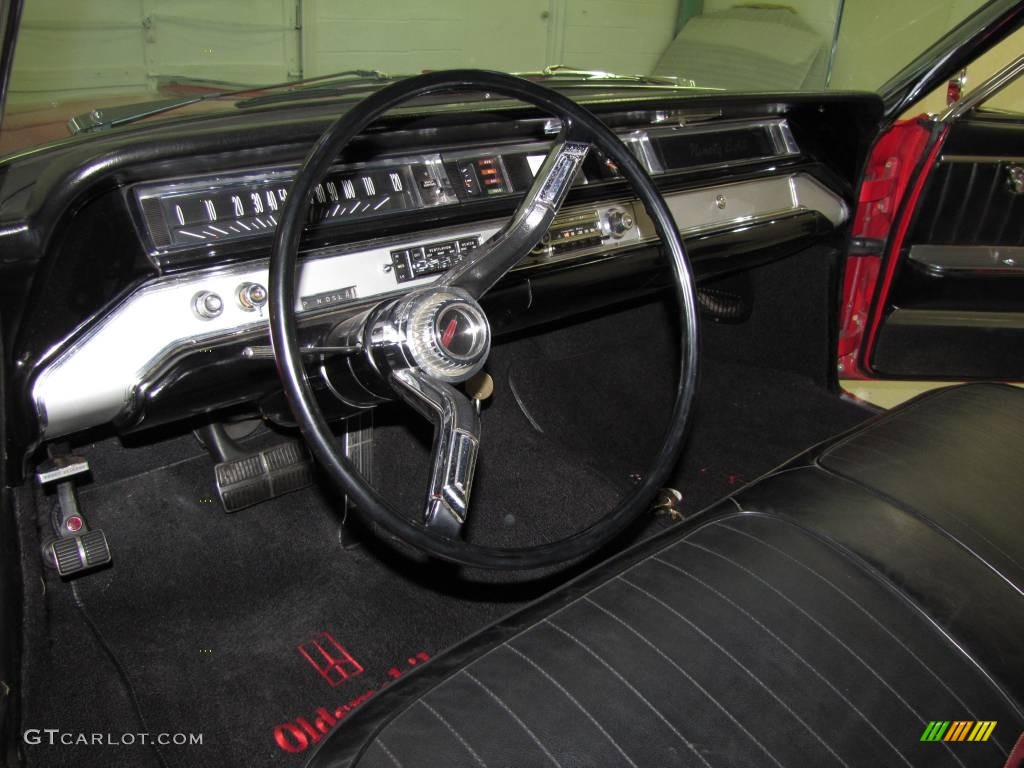 1964 Oldsmobile Ninety Eight Convertible Black Dashboard Photo #57903799