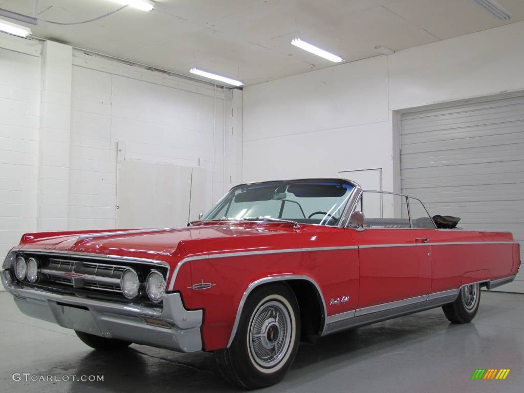 Holiday Red 1964 Oldsmobile Ninety Eight Convertible Exterior Photo #57904036
