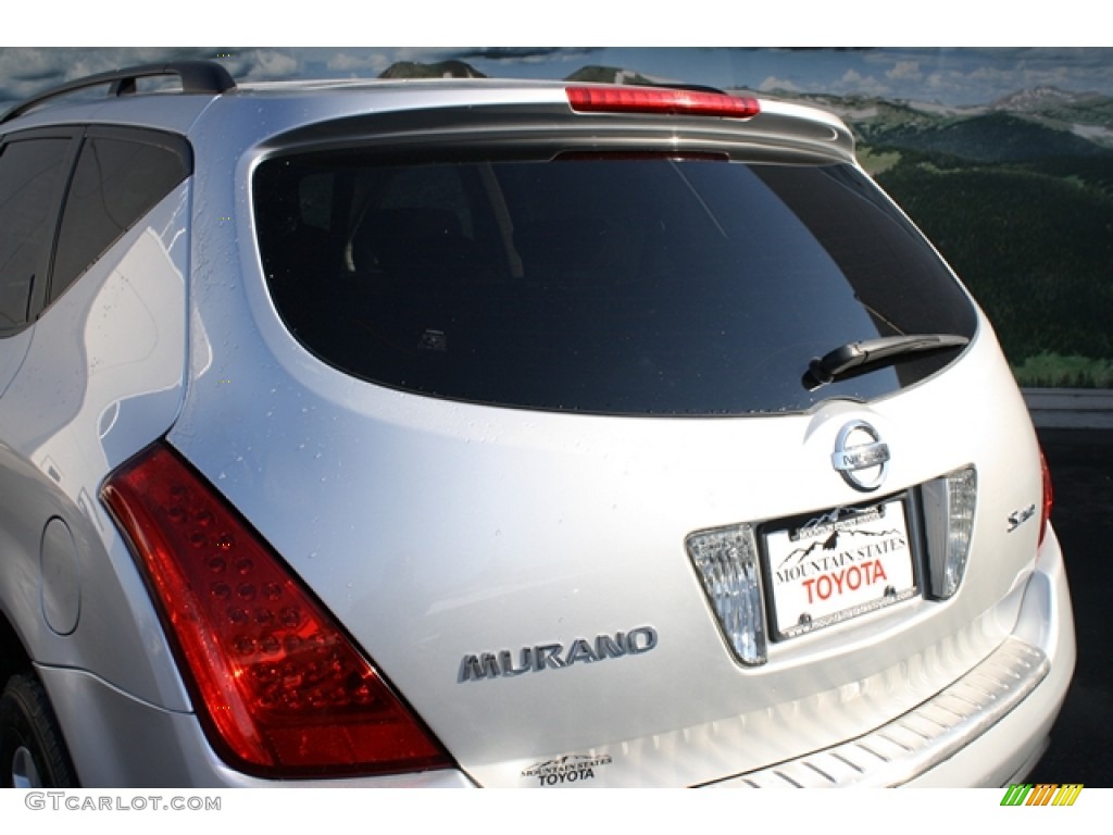 2007 Murano S AWD - Brilliant Silver Metallic / Charcoal photo #20