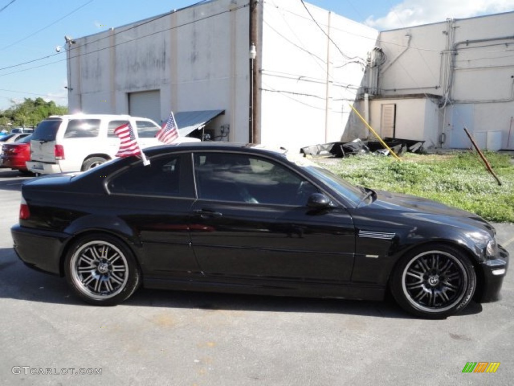 Jet Black 2002 BMW M3 Coupe Exterior Photo #57905146