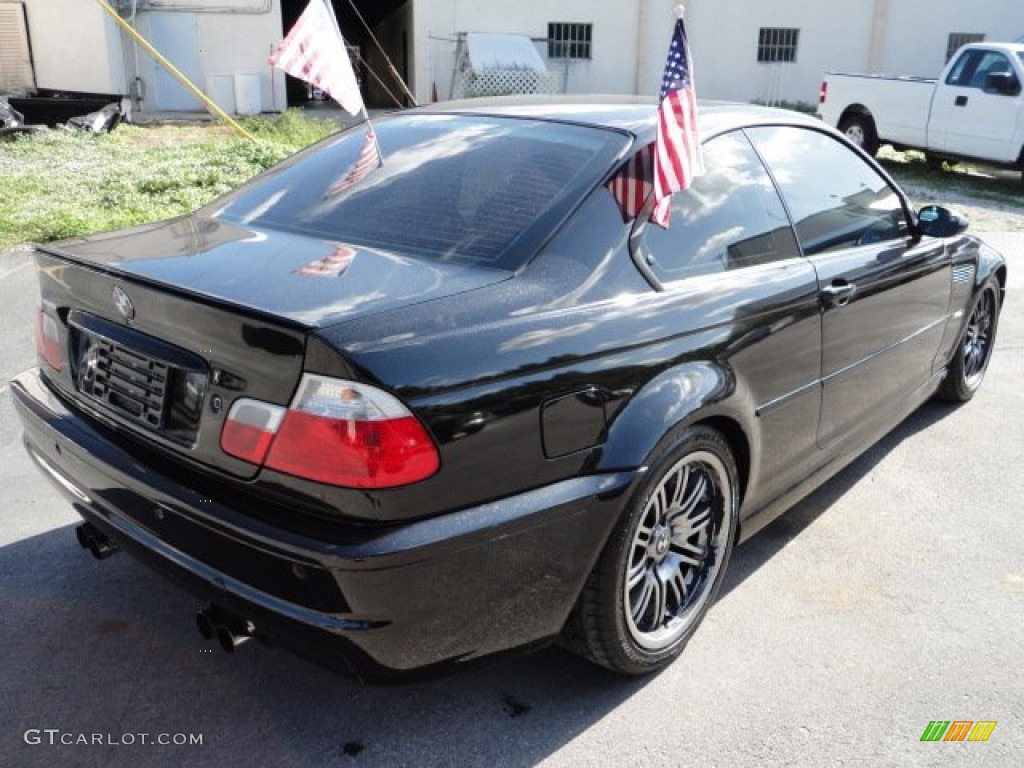 Jet Black 2002 BMW M3 Coupe Exterior Photo #57905173
