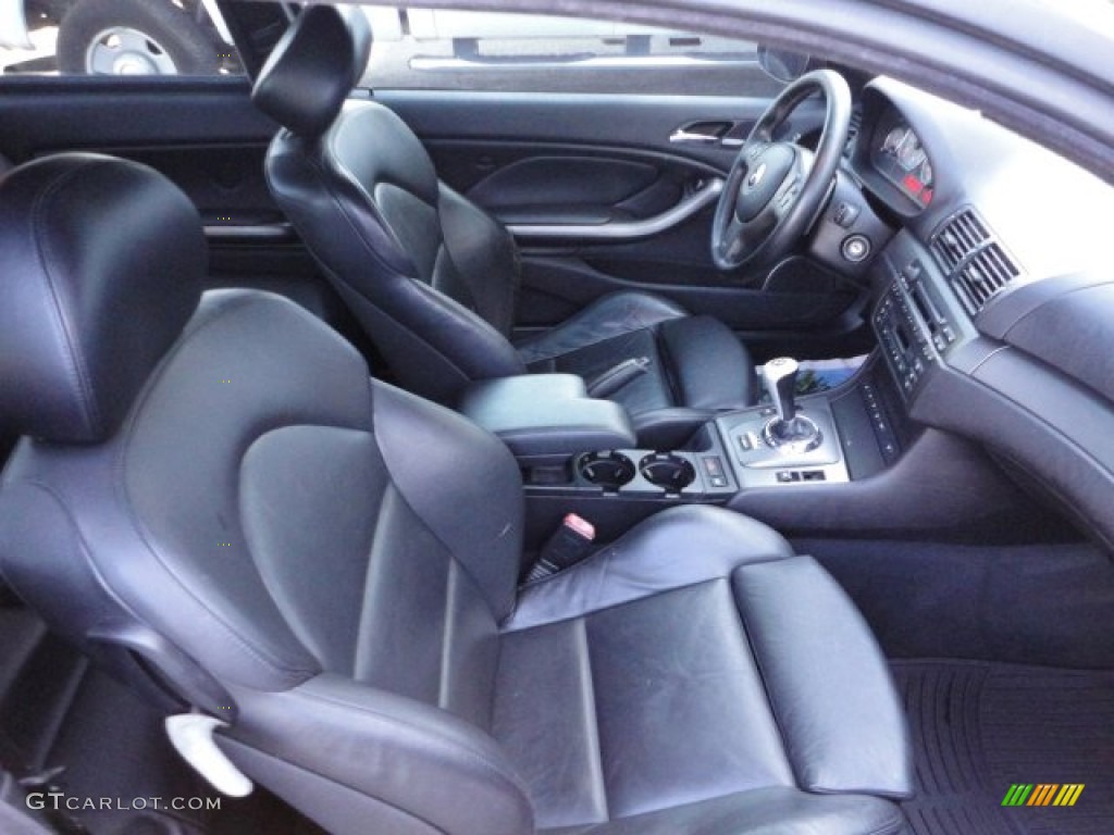 Black Interior 2002 BMW M3 Coupe Photo #57905197