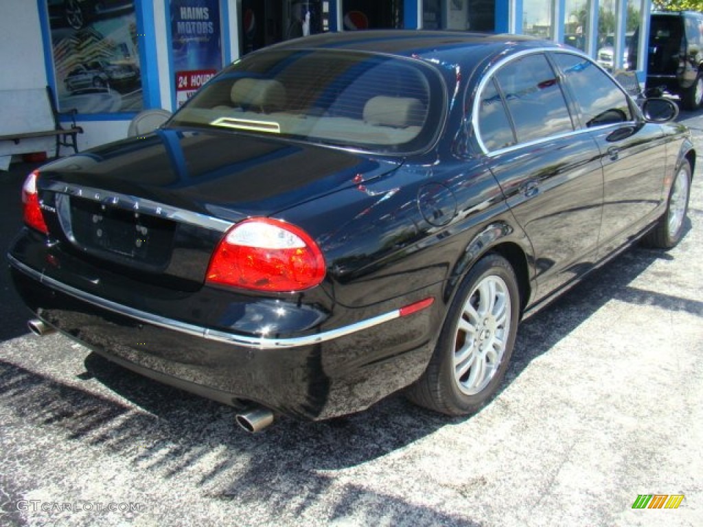 2005 S-Type 3.0 - Midnight Blue Metallic / Champagne photo #3