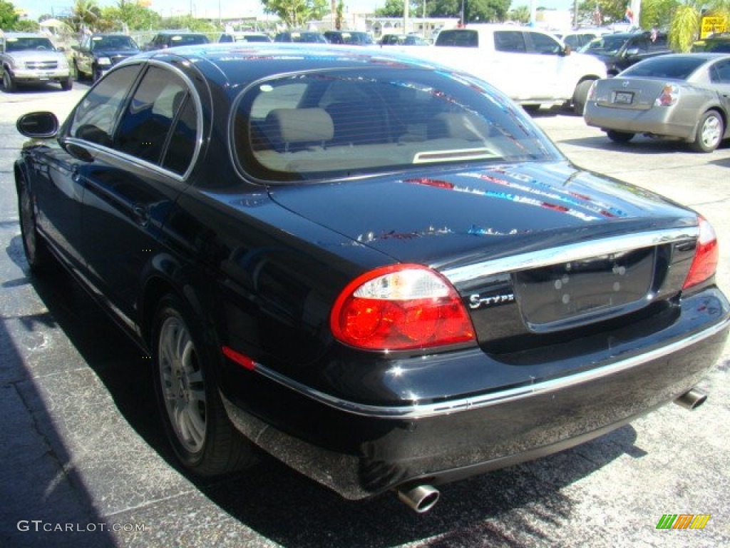 2005 S-Type 3.0 - Midnight Blue Metallic / Champagne photo #4