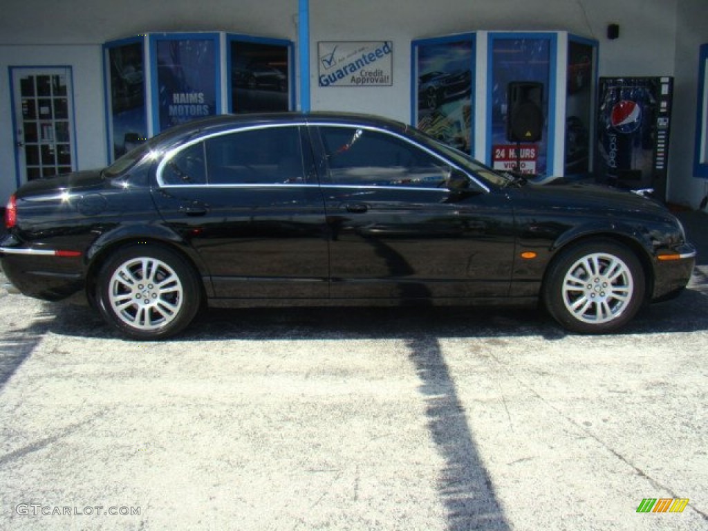 2005 S-Type 3.0 - Midnight Blue Metallic / Champagne photo #5