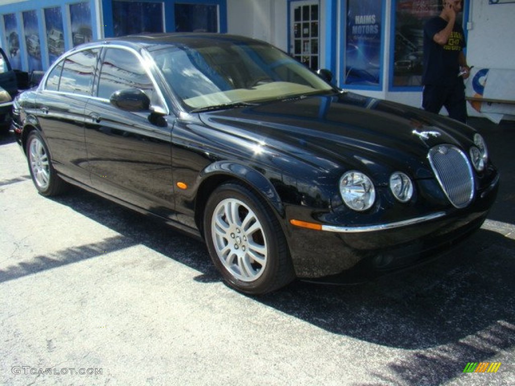 2005 S-Type 3.0 - Midnight Blue Metallic / Champagne photo #6