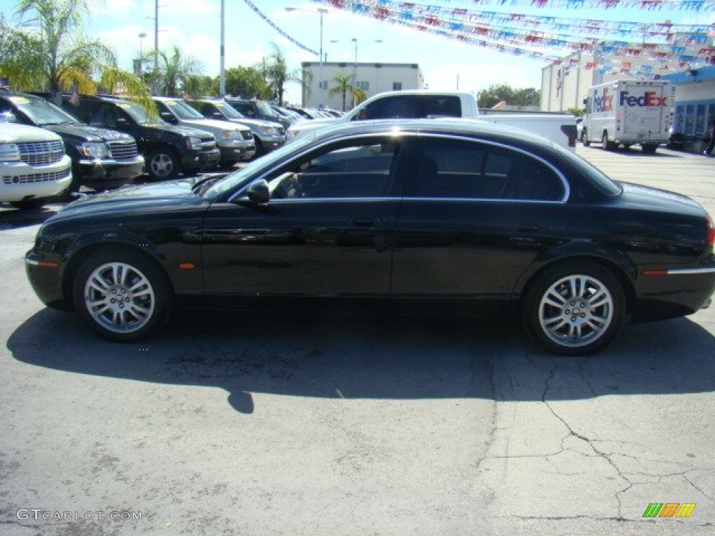 2005 S-Type 3.0 - Midnight Blue Metallic / Champagne photo #9