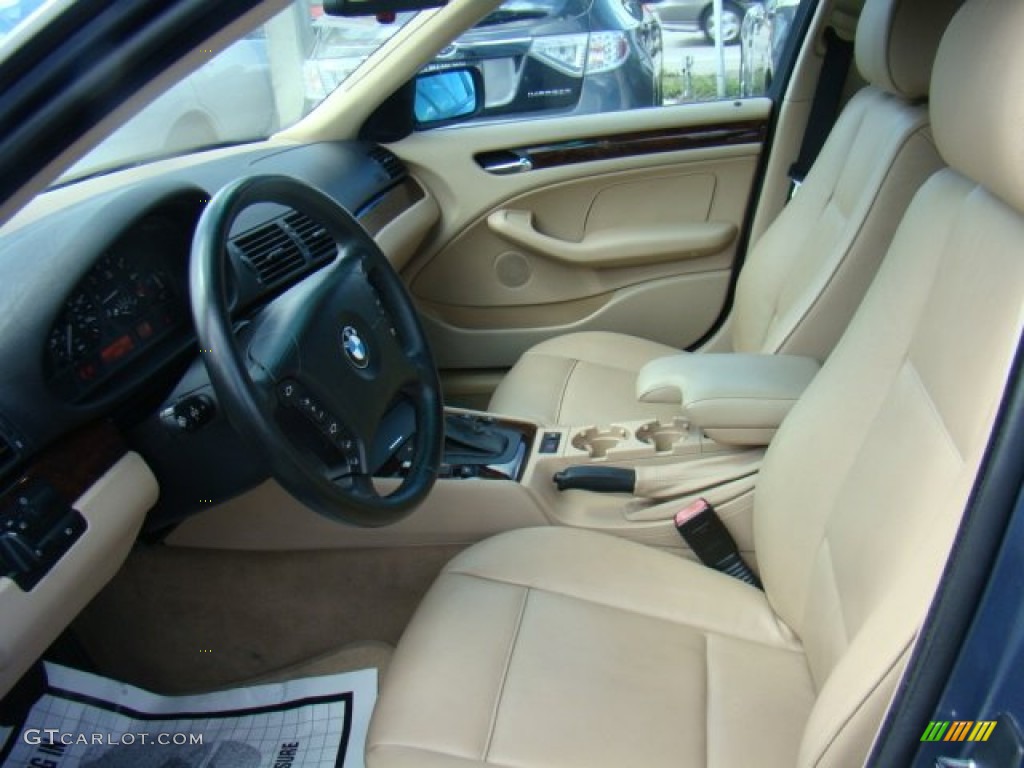 2005 3 Series 325i Sedan - Steel Blue Metallic / Sand photo #12