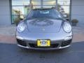 2010 Meteor Grey Metallic Porsche 911 Carrera S Cabriolet  photo #2