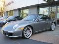 2010 Meteor Grey Metallic Porsche 911 Carrera S Cabriolet  photo #3