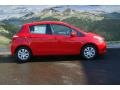 Absolutely Red 2012 Toyota Yaris L 5 Door Exterior