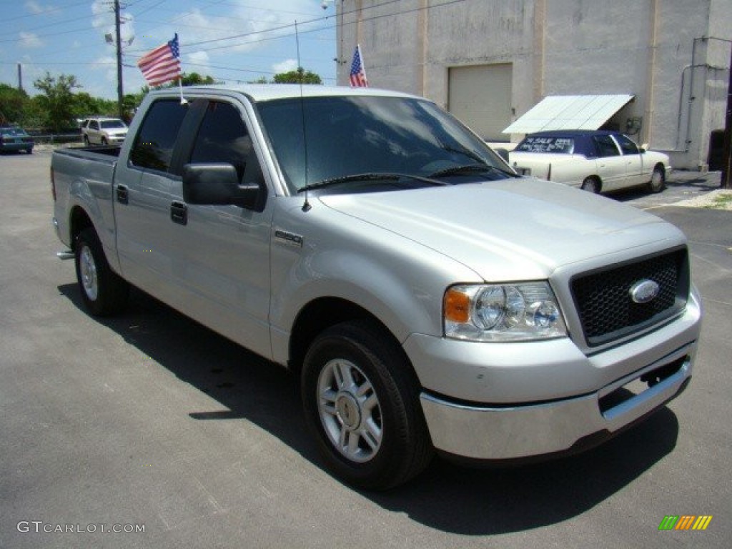 2006 F150 XLT SuperCrew - Silver Metallic / Medium/Dark Flint photo #3