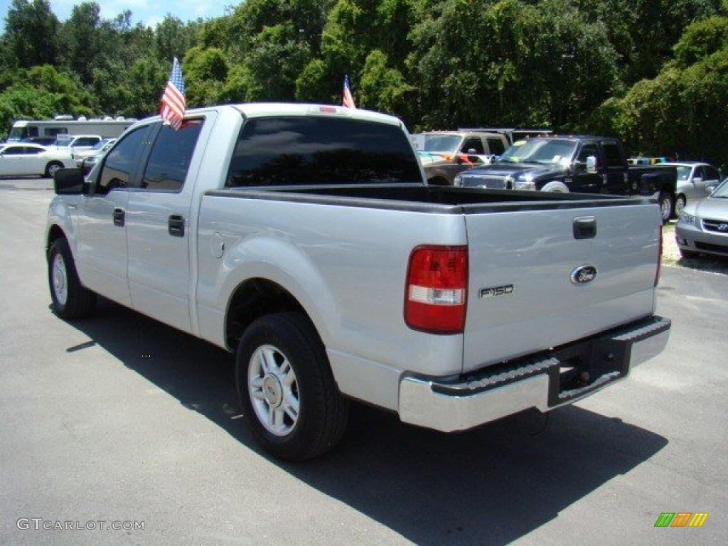 2006 F150 XLT SuperCrew - Silver Metallic / Medium/Dark Flint photo #7