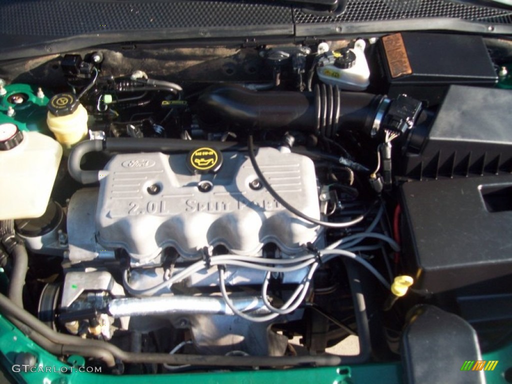 2002 Ford Focus LX Sedan 2.0 Liter DOHC 16-Valve Zetec 4 Cylinder Engine Photo #57908359