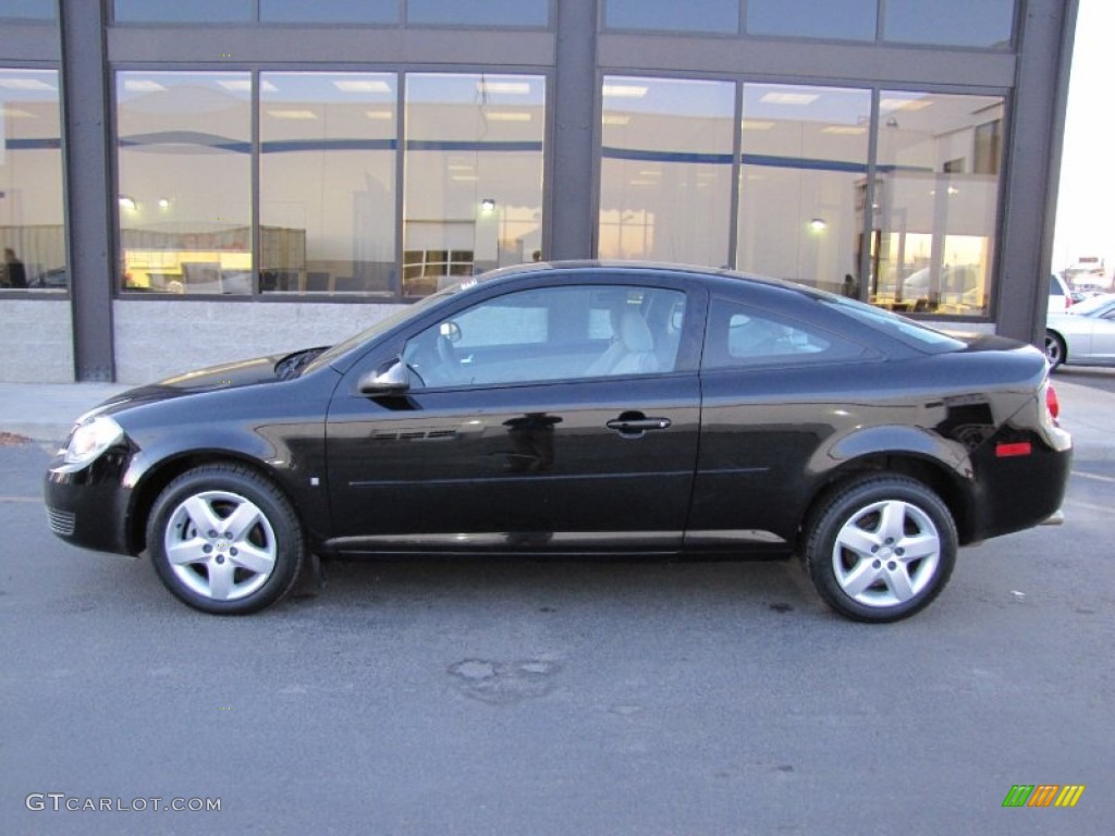 2007 Cobalt LT Coupe - Black / Gray photo #2