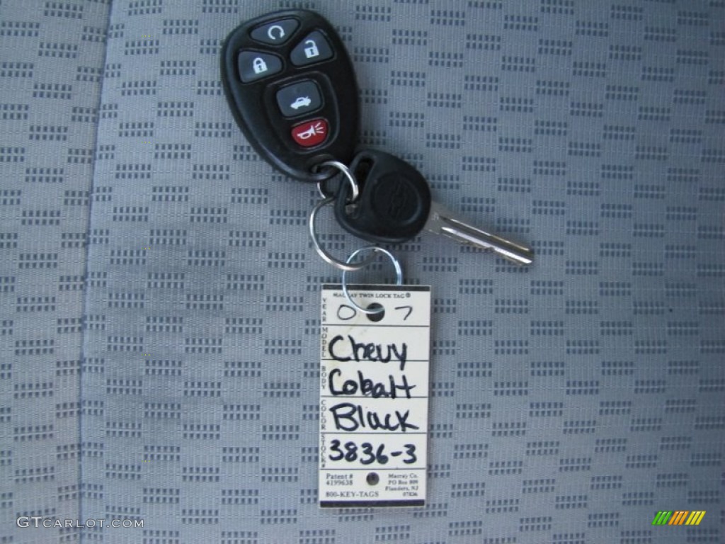 2007 Cobalt LT Coupe - Black / Gray photo #29