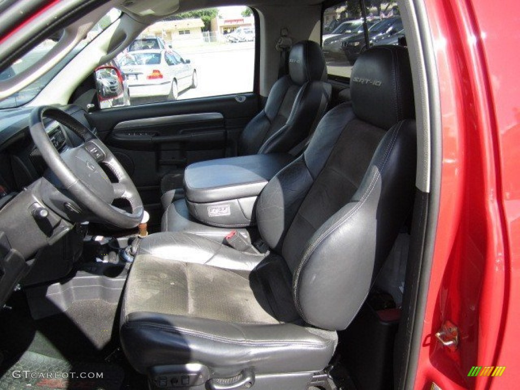 Dark Slate Gray Interior 2005 Dodge Ram 1500 SRT-10 Regular Cab Photo #57911794