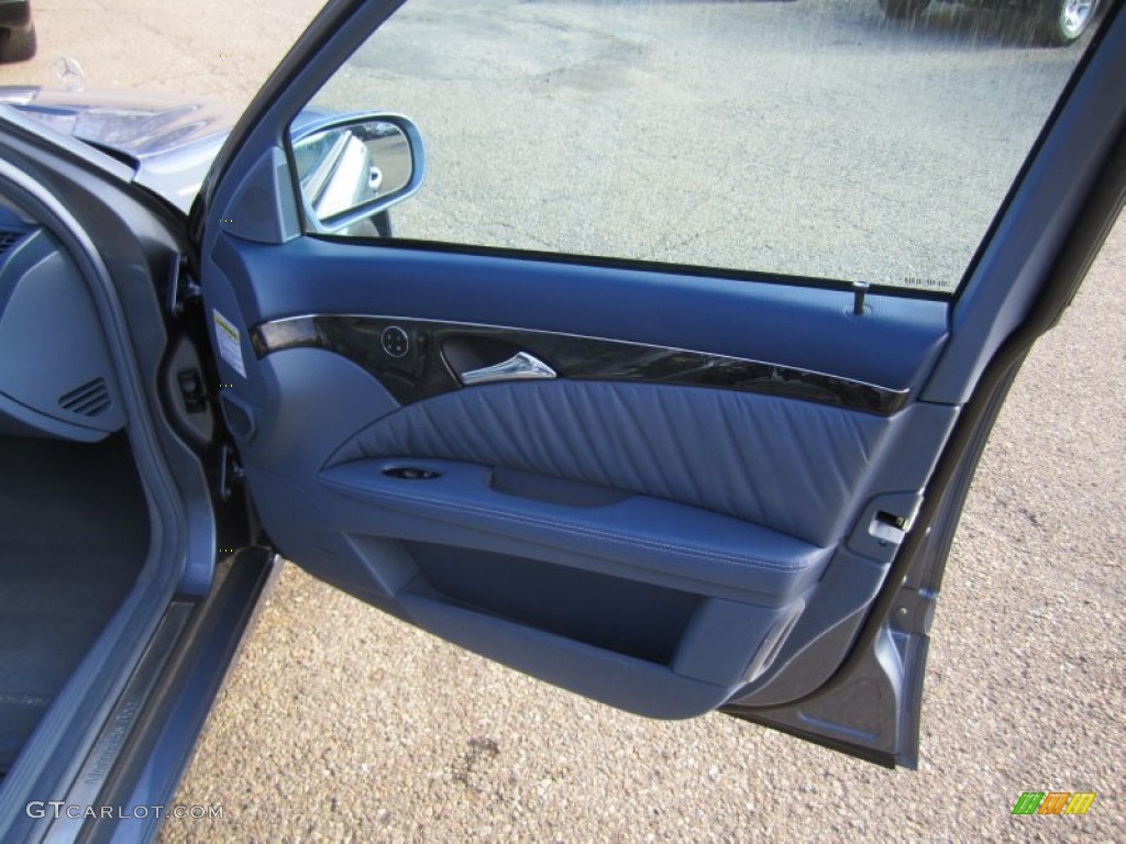 2004 E 500 4Matic Wagon - Platinum Blue Metallic / Ash photo #20