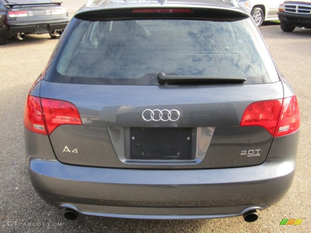 2008 A4 2.0T Special Edition quattro Avant - Quartz Grey Metallic / Black photo #8