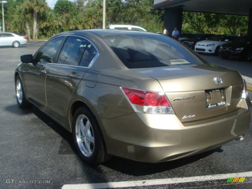 2008 Accord LX-P Sedan - Bold Beige Metallic / Ivory photo #8