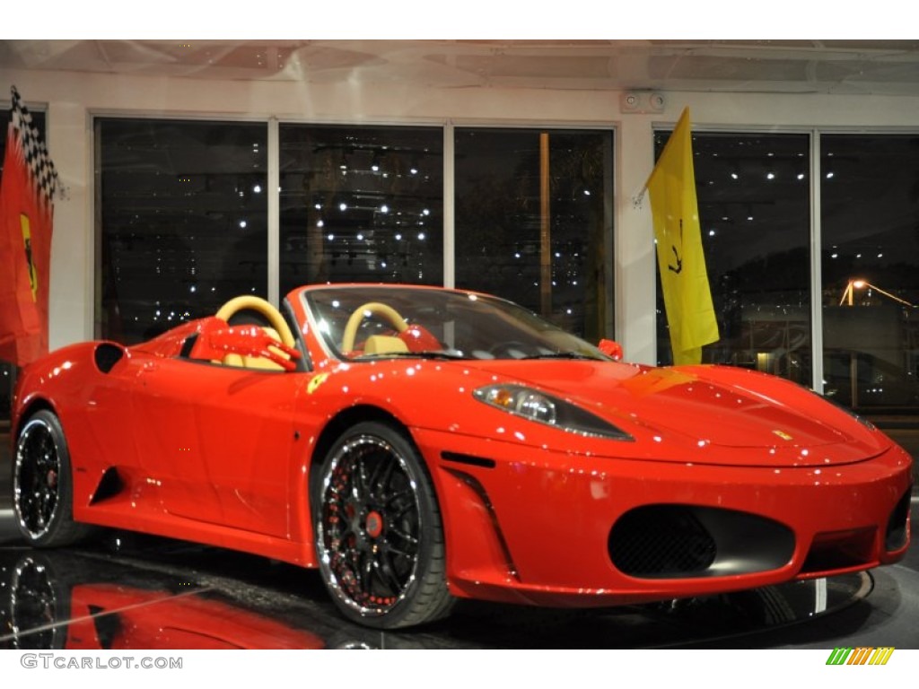 2007 F430 Spider F1 - Red / Beige photo #1