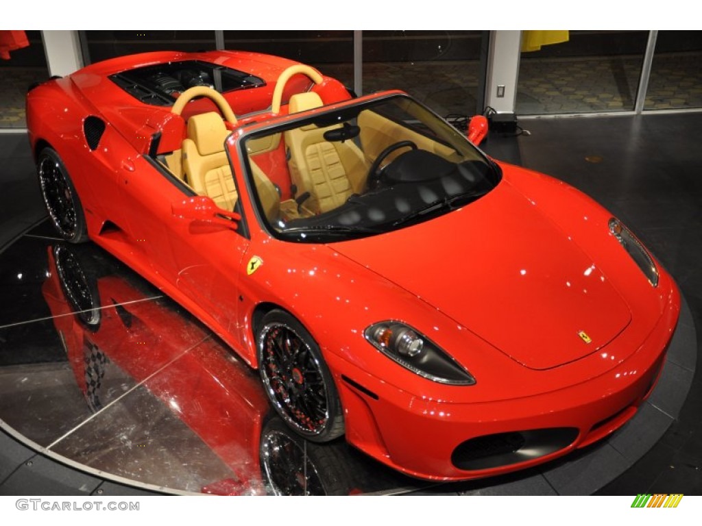 2007 F430 Spider F1 - Red / Beige photo #18