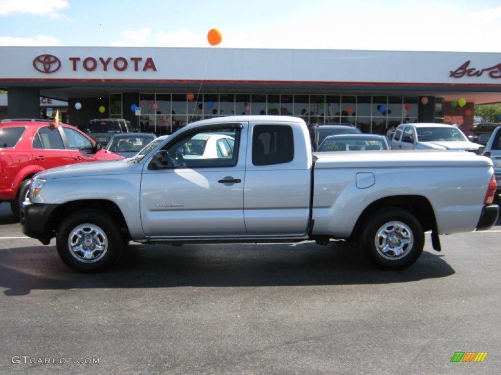 2007 Tacoma Access Cab - Silver Streak Mica / Graphite Gray photo #1