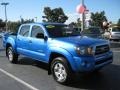 2010 Speedway Blue Toyota Tacoma V6 PreRunner TRD Double Cab  photo #4