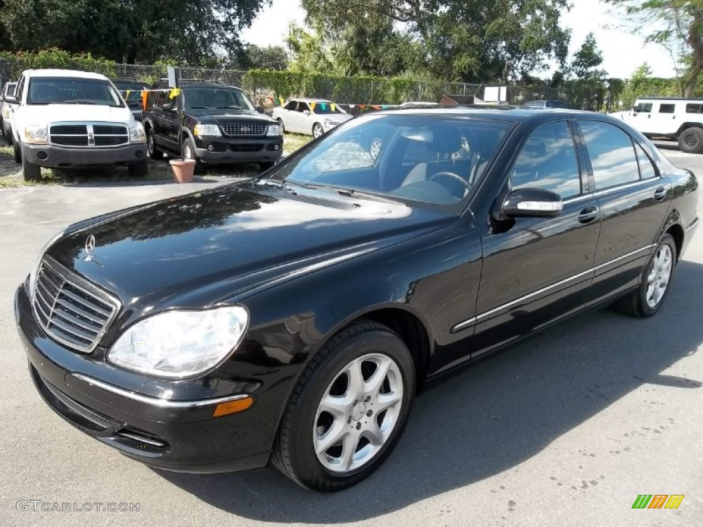 2004 S 430 4Matic Sedan - Black / Charcoal photo #1