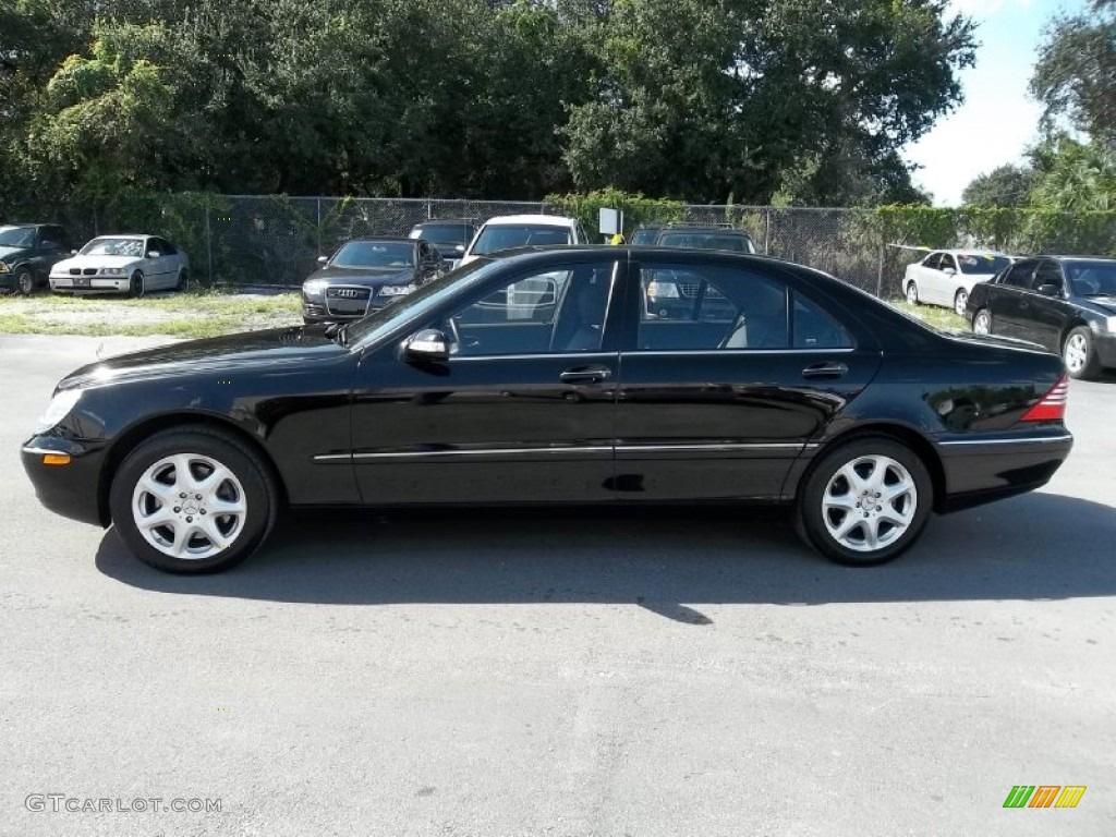 2004 S 430 4Matic Sedan - Black / Charcoal photo #3