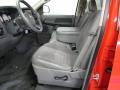 Medium Slate Gray 2008 Dodge Ram 1500 TRX4 Quad Cab 4x4 Interior Color