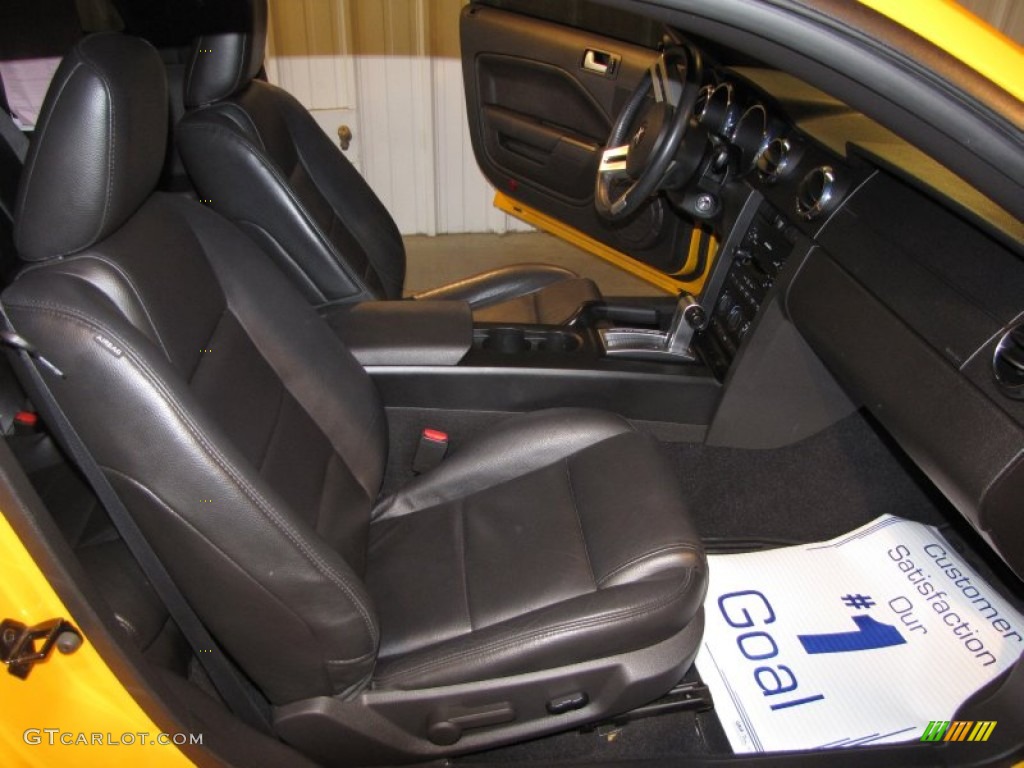 2008 Mustang V6 Premium Coupe - Grabber Orange / Dark Charcoal photo #10