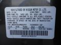 C31: Umbria Gray Metallic 2007 Infiniti M 35 Sedan Color Code