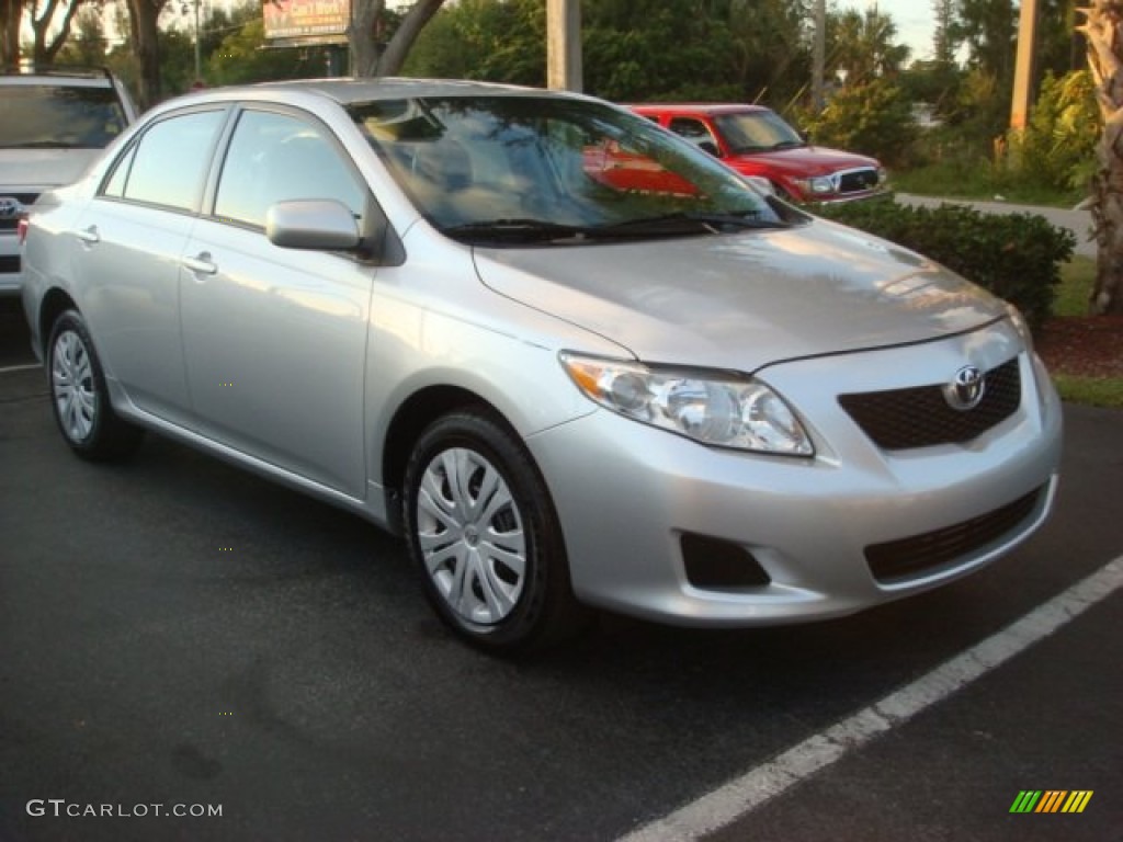 2009 Corolla XLE - Classic Silver Metallic / Ash photo #1