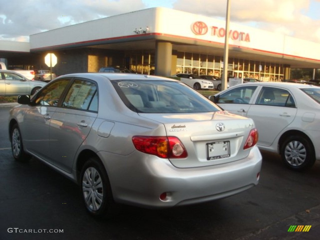 2009 Corolla XLE - Classic Silver Metallic / Ash photo #5