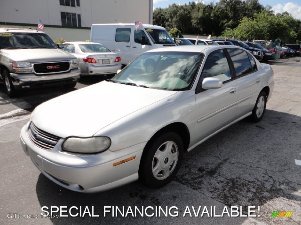 2001 Malibu LS Sedan - Galaxy Silver Metallic / Gray photo #1