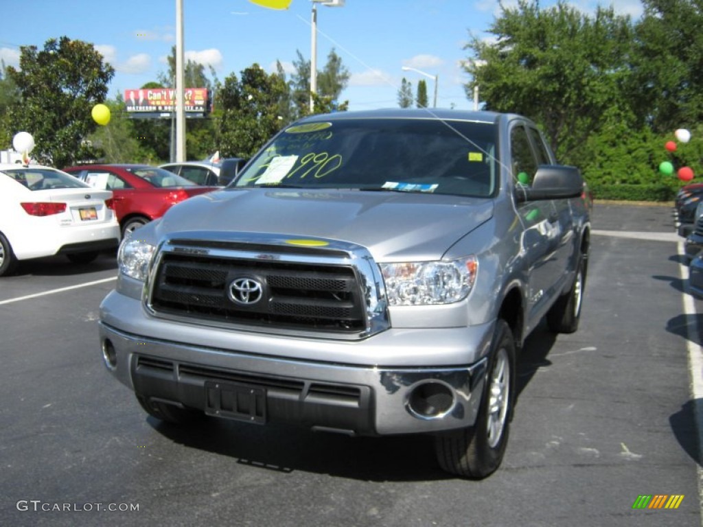 2011 Tundra Double Cab - Silver Sky Metallic / Black photo #5