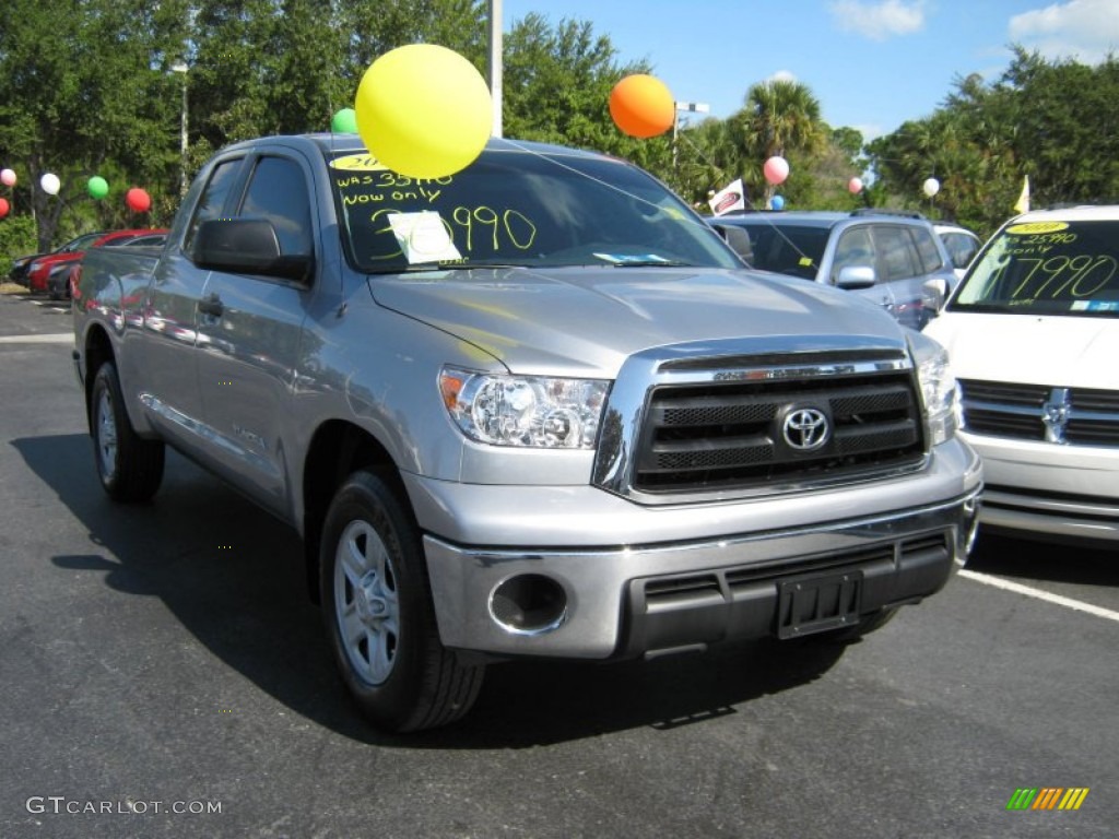 2011 Tundra Double Cab - Silver Sky Metallic / Black photo #6