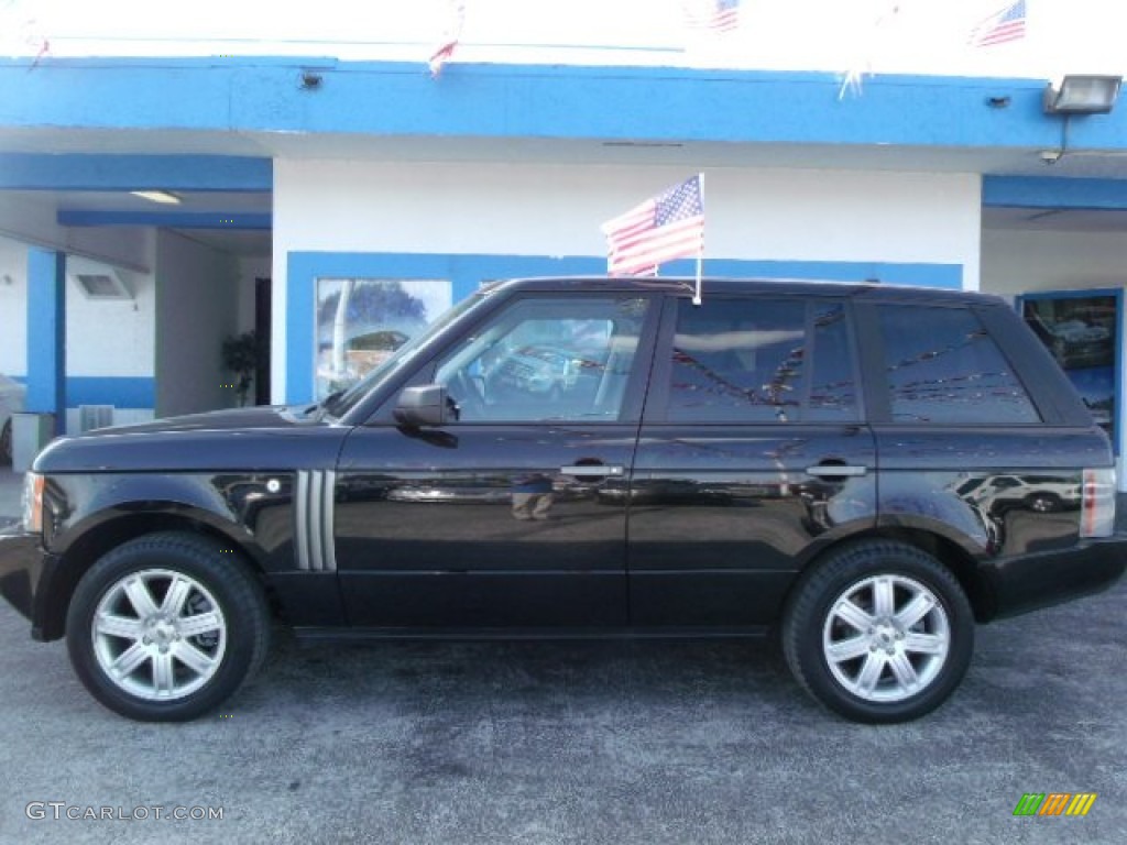 2006 Range Rover HSE - Java Black Pearl / Charcoal/Jet photo #2