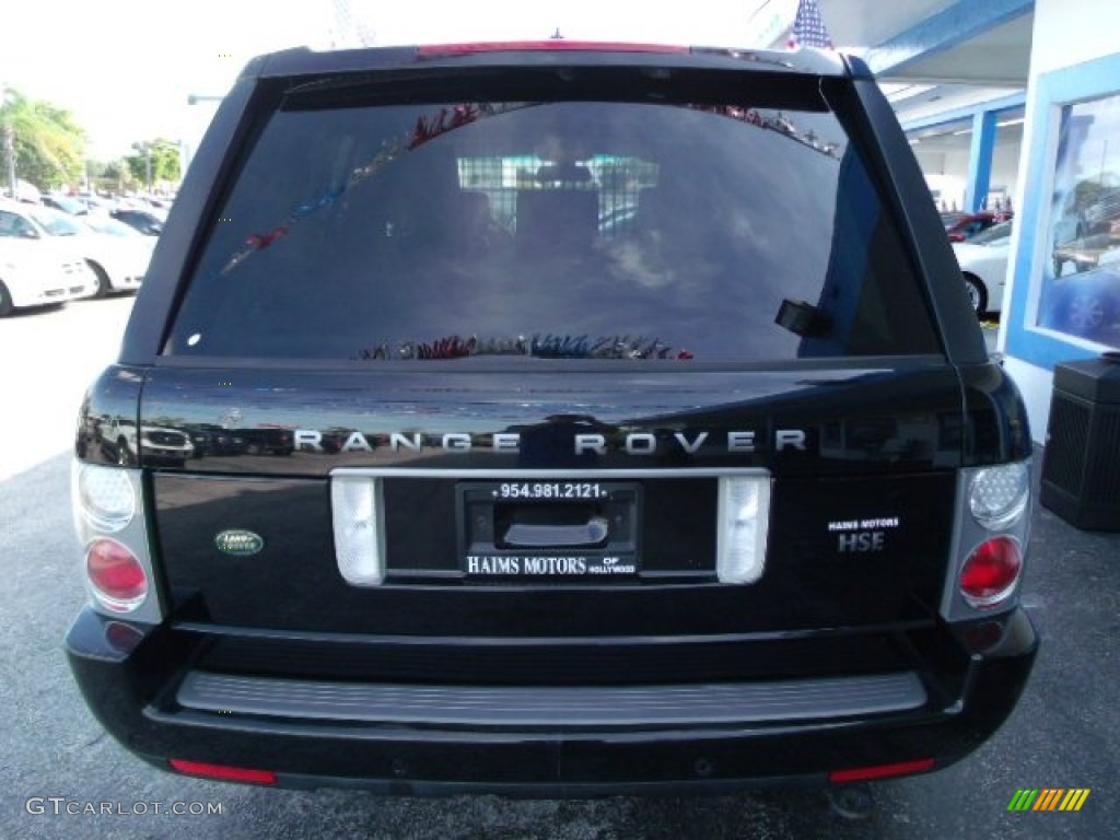 2006 Range Rover HSE - Java Black Pearl / Charcoal/Jet photo #4