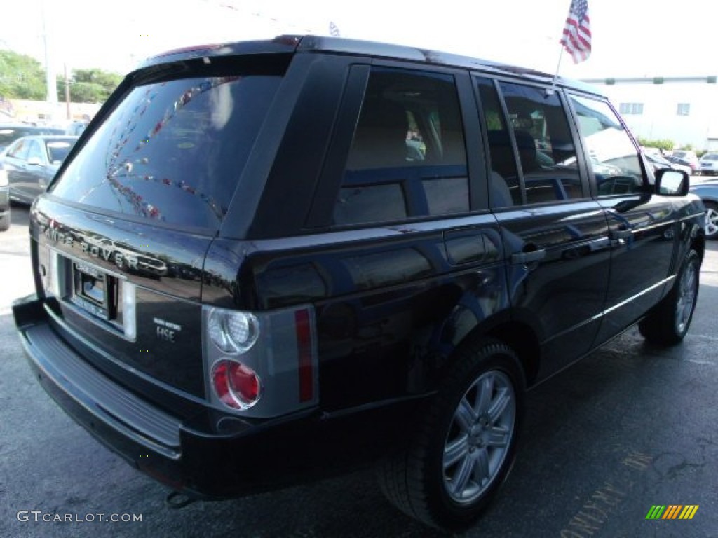 2006 Range Rover HSE - Java Black Pearl / Charcoal/Jet photo #6