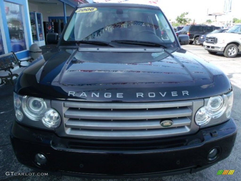 2006 Range Rover HSE - Java Black Pearl / Charcoal/Jet photo #8