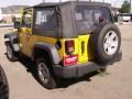 2007 Detonator Yellow Jeep Wrangler X 4x4  photo #4