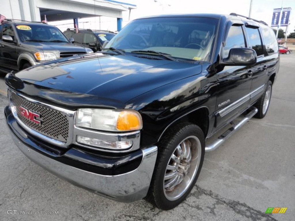 2003 Yukon XL SLT - Onyx Black / Neutral/Shale photo #1