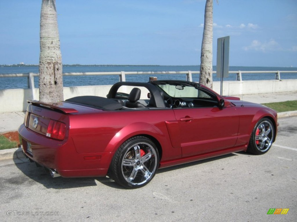 2007 Mustang GT/CS California Special Convertible - Redfire Metallic / Black/Dove Accent photo #4